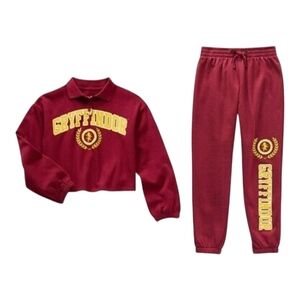 Harry Potter Girl's Gryffindor Outfit - Shirt & Joggers NWT Size 6X‎ Small